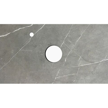 Noosa 600mm Satin White Wall Hung Vanity with Amani Grey Top 10TH