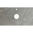 Noosa 600mm Satin White Wall Hung Vanity with Amani Grey Top 12TH