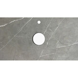 Noosa 600mm Satin White Wall Hung Vanity with Amani Grey Top 12TH