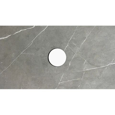 Noosa 600mm Satin White Wall Hung Vanity with Amani Grey Top NTH