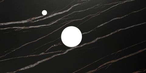 Noosa 900mm Satin White Wall Hung Vanity with Empire Black Top 10TH — detail 2