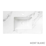 Byron 600mm Natural Oak Wall Hung Vanity with Mont Blanc Top 12TH — detail 5