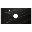 Byron 750mm Natural Oak Wall Hung Vanity with Empire Black Top 10TH