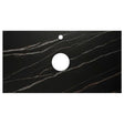 Byron 750mm Natural Oak Wall Hung Vanity with Empire Black Top 12TH