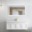 Hampton Mark II 1200mm Satin White Wall Hung Vanity with Ceramic Top
