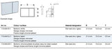 Sigma60 Dual Flush Button Square Brushed Chrome — detail 2