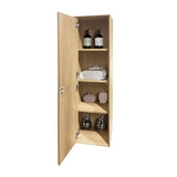 Byron Tall Boy 350x300x1200 Natural Oak — detail 3