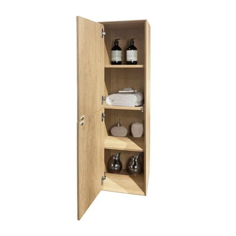 Byron Tall Boy 350x300x1200 Natural Oak — detail 3