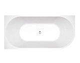 Left Corner 1700X800X600 Gloss White Bathtub NF — detail 2