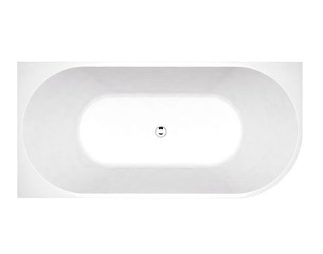 Left Corner 1700X800X600 Gloss White Bathtub NF — detail 2