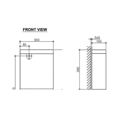 Deluso Rimless Cistern — detail 2