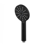 Pavia Black Shower Rail with Round Handheld Shower Piece — detail 3