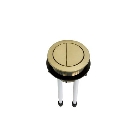 Round Toilet Flush Button Gold — detail 2