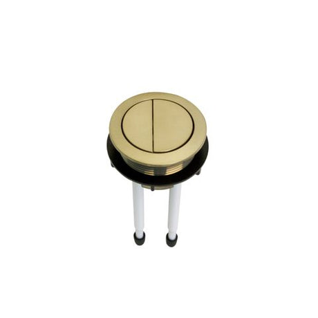 Round Toilet Flush Button Gold — detail 2