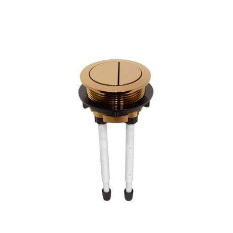 Round Toilet Flush Button Rose Gold — detail 2