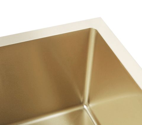 Arte Sink 76D 760x450x220 Brushed Gold — detail 4