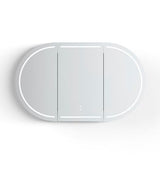 LED Bondi 1500x900 Black Oak Shaving Cabinet — detail 5