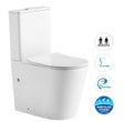 Radiant Toilet Suite Slim Seat Gloss White