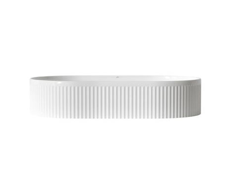 Kensington Oval 560x350x120 Gloss White Basin — detail 2