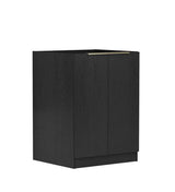 Byron/Bondi Laundry 630 Black Oak Base Cabinet — detail 2