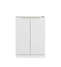 Noosa Laundry 630 Fluted White Base Cabinet