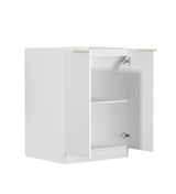 Bondi Laundry 630 Fluted White Base Cabinet — detail 3
