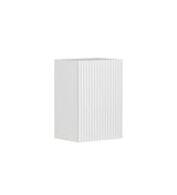 Noosa Laundry 415 Fluted White Wall Cabinet — detail 2