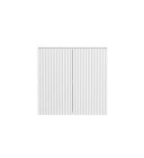 Noosa Laundry 630 Fluted White Wall Cabinet