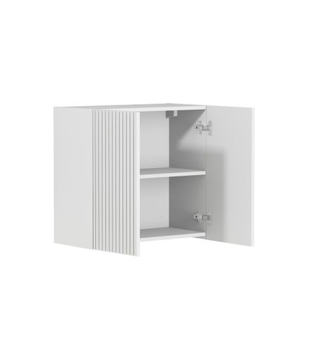 Noosa Laundry 630 Fluted White Wall Cabinet — detail 3