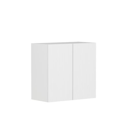 Bondi Laundry 630 Fluted White Wall Cabinet — detail 2