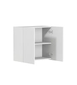 Bondi Laundry 630 Fluted White Wall Cabinet — detail 3