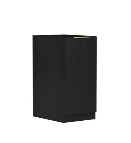 Byron/Bondi Laundry 415 Black Oak Base Cabinet — detail 2