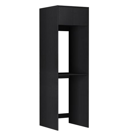 Byron/Bondi Laundry 2100 Black Oak Tall Washing Machine Cabinet — detail 2