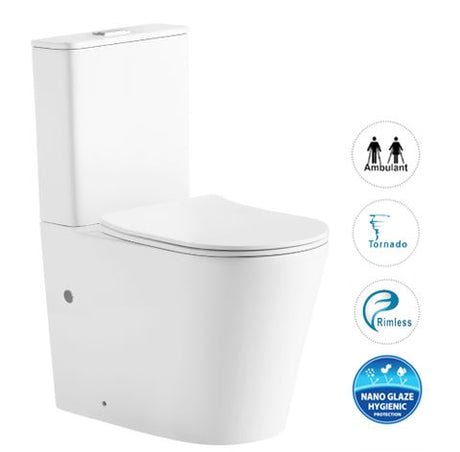 Radiant Geberit Toilet Suite Slim Seat Matte White