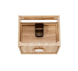 Laguna 600mm Natural American Oak Wall Hung Cabinet Only — detail 7