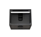 Laguna 600mm Black American Oak Wall Hung Cabinet Only — detail 4