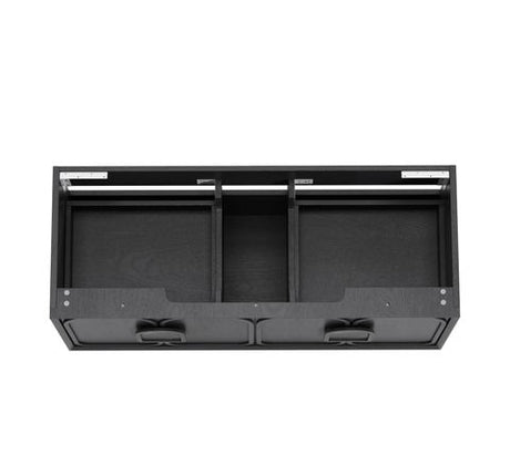 Laguna 1200mm Black American Oak Wall Hung Cabinet Only — detail 7