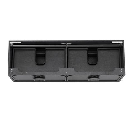 Laguna 1500mm Black American Oak Wall Hung Cabinet Only — detail 6