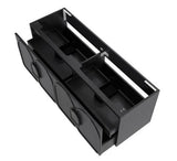 Laguna 1500mm Black American Oak Wall Hung Cabinet Only — detail 7