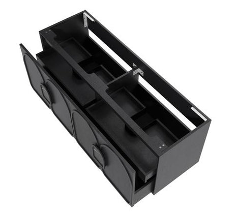 Laguna 1500mm Black American Oak Wall Hung Cabinet Only — detail 7