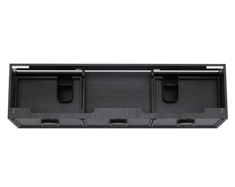 Laguna 1800mm Black American Oak Wall Hung Cabinet Only — detail 5