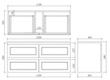 Fremantle Wall-Hung PVC Vanity FM1200WH — detail 5