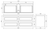 Fremantle Wall-Hung PVC Vanity FM1500WH — detail 4