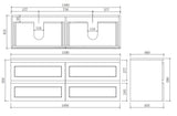 Fremantle Wall-Hung PVC Vanity FM1550WH — detail 7