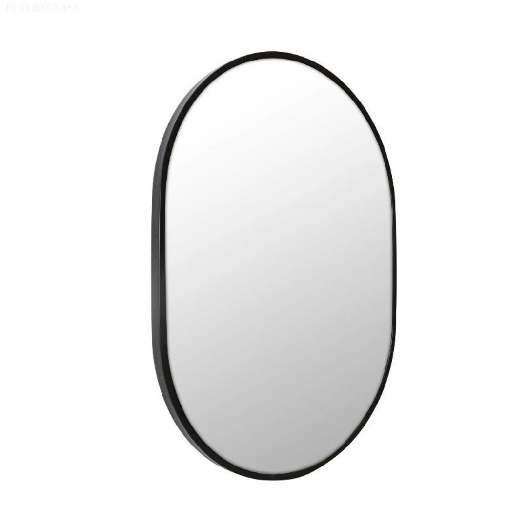 Framed Oval Mirror