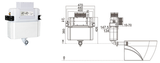 Qubist  R&amp;T inwall floor toilet suite G30032/G3005+ KDK103 — detail 10