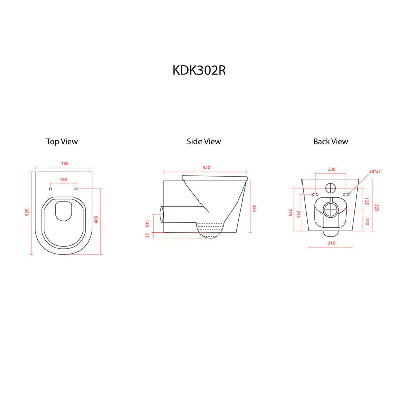 Avis Geberit In Wall Wall Hung Toilet Suite (Geberit Sigma 8- F+KDK302R-MB) — detail 4