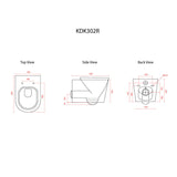 Avis Geberit In Wall Wall Hung Toilet Suite (Geberit Sigma 8- F+KDK302R-MB) — detail 4