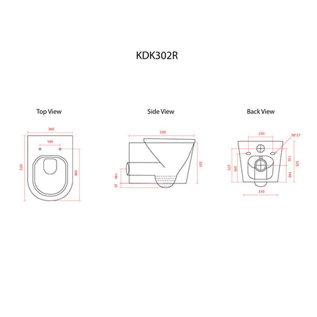 Avis Geberit In Wall Wall Hung Toilet Suite (Geberit Sigma 8- F+KDK302R-MB) — detail 4