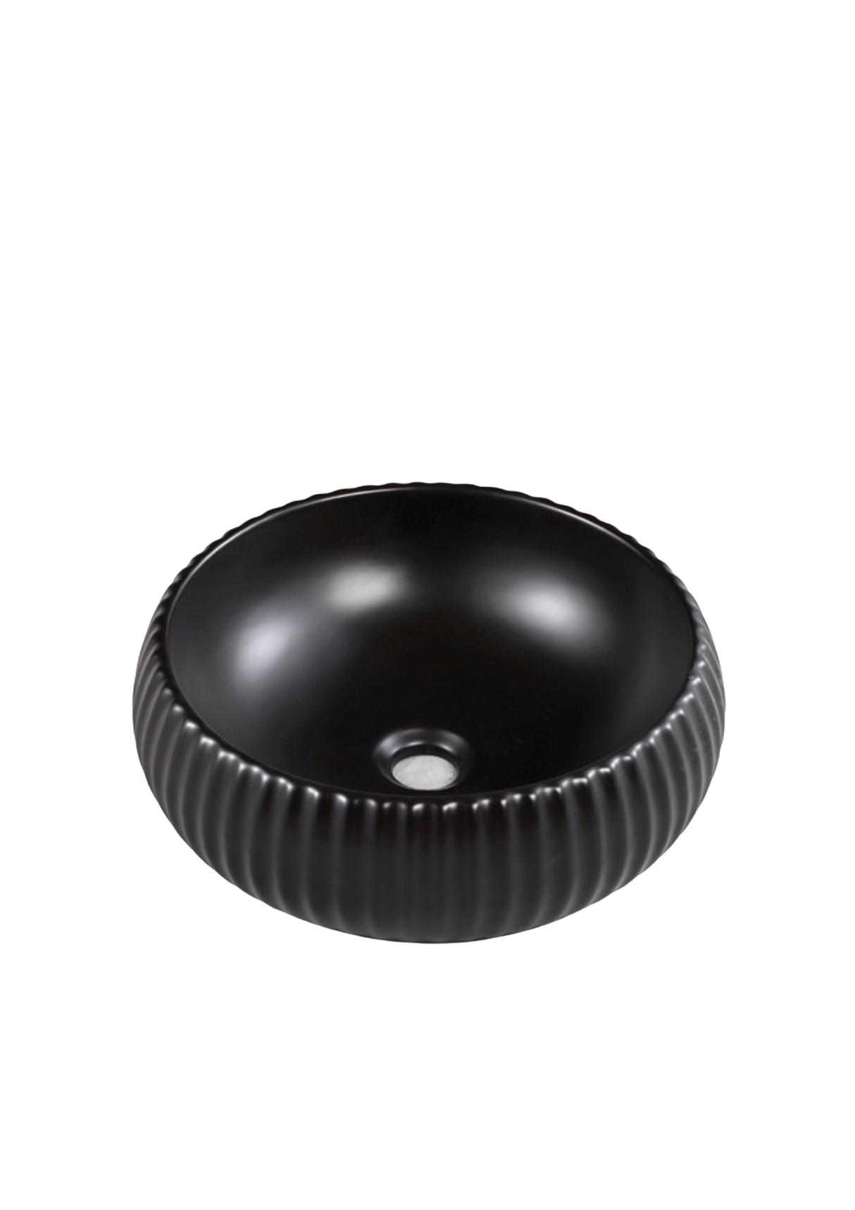 VITO Geneva Fluted Bowl Premium Ceramic Above-Counter Basin 400*400*140mm GNV4014 — detail 2